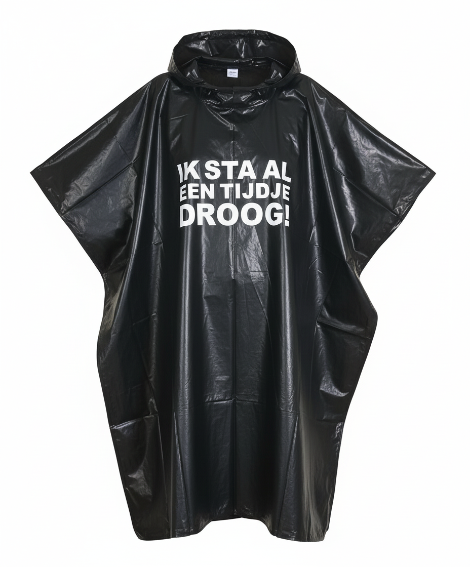 Poncho Zwart - Ik sta al een tijdje droog - Volwassenen