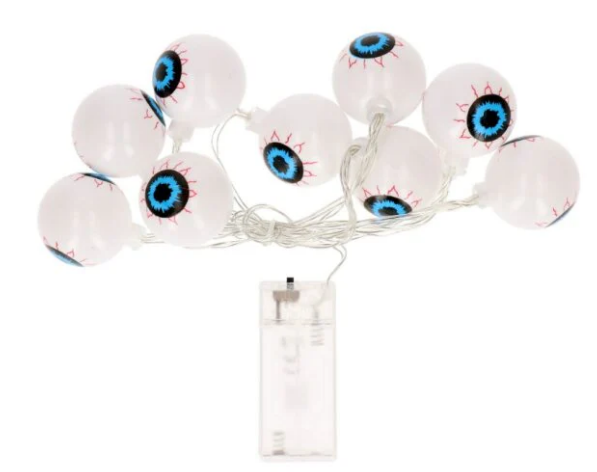 Ketting Oogballen - Led - Halloween - 150 cm