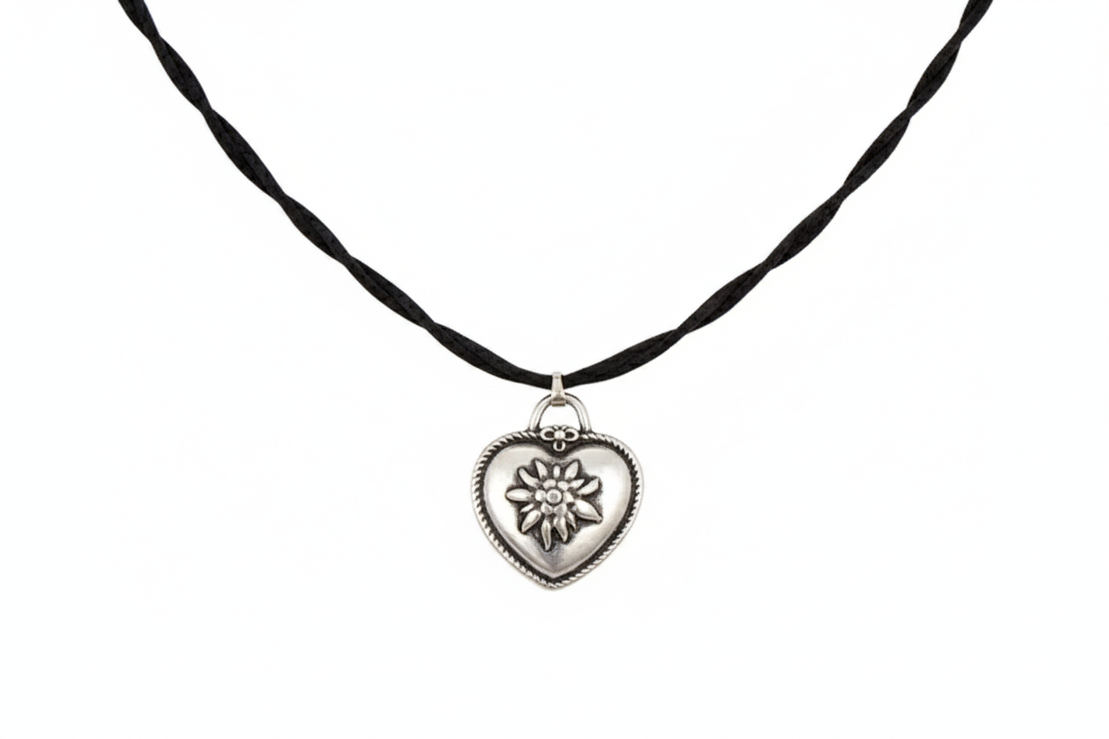 Dirndl ketting met hart