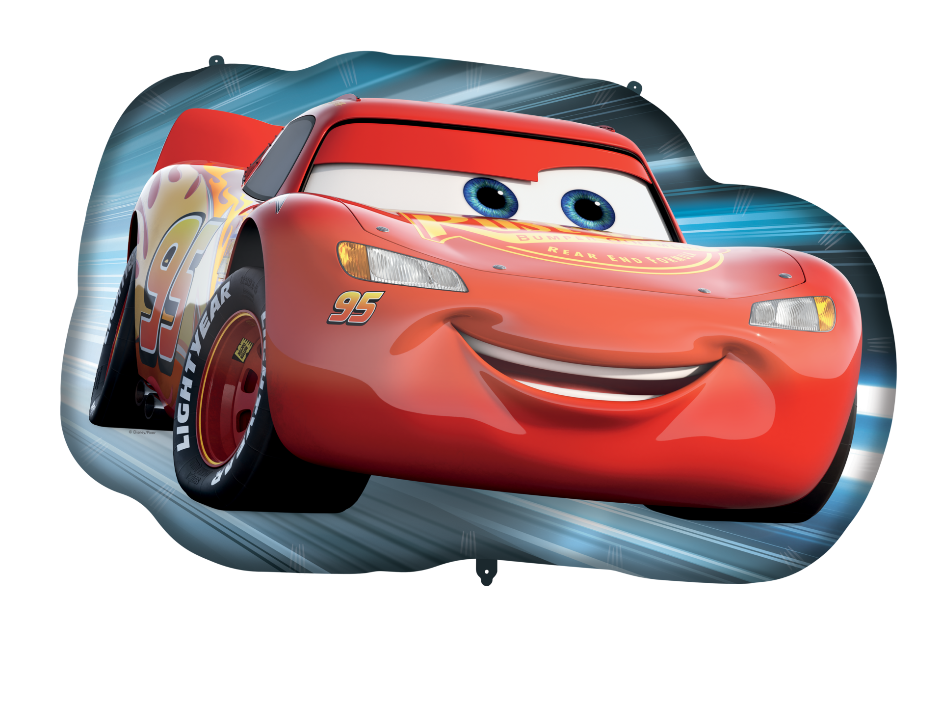 Folieballon - Auto Cars - 99 cm - Helium- en Luchtvulling