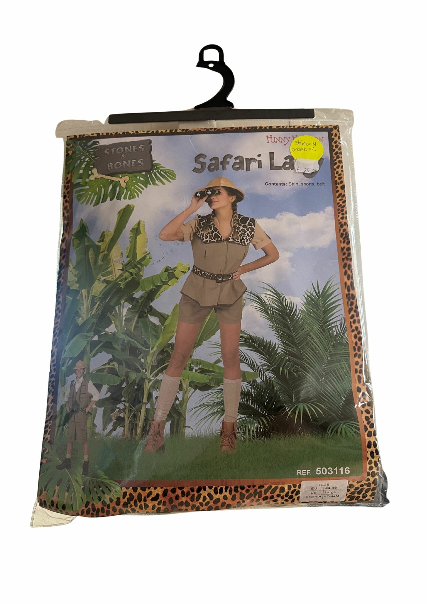Tweedekans - Nieuw - Safari Pak - Dames -  Shirt: L Broek: L