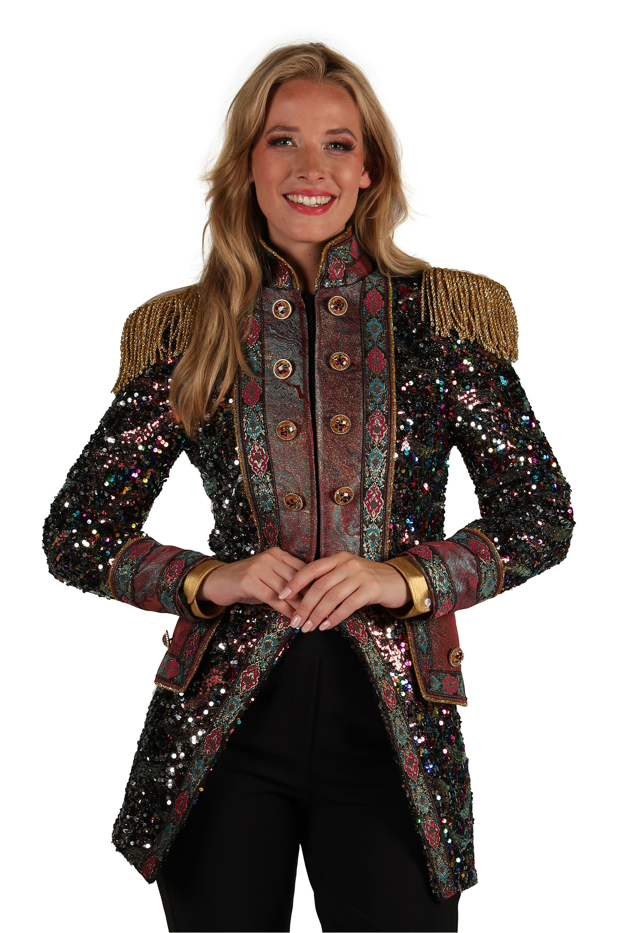 Thetru Carnavalsjas Dames - Sequin Party - Disco Jas