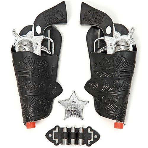 Cowboy Pistolen Set - 5-delig - 2 stuks - Kinderen