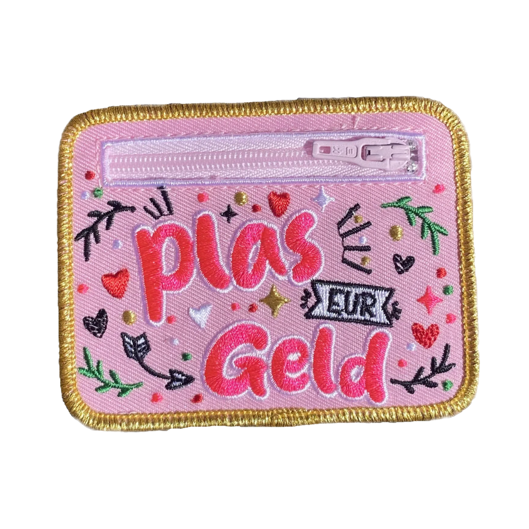 Embleem Oeteldonk - Plas Geld - Roze