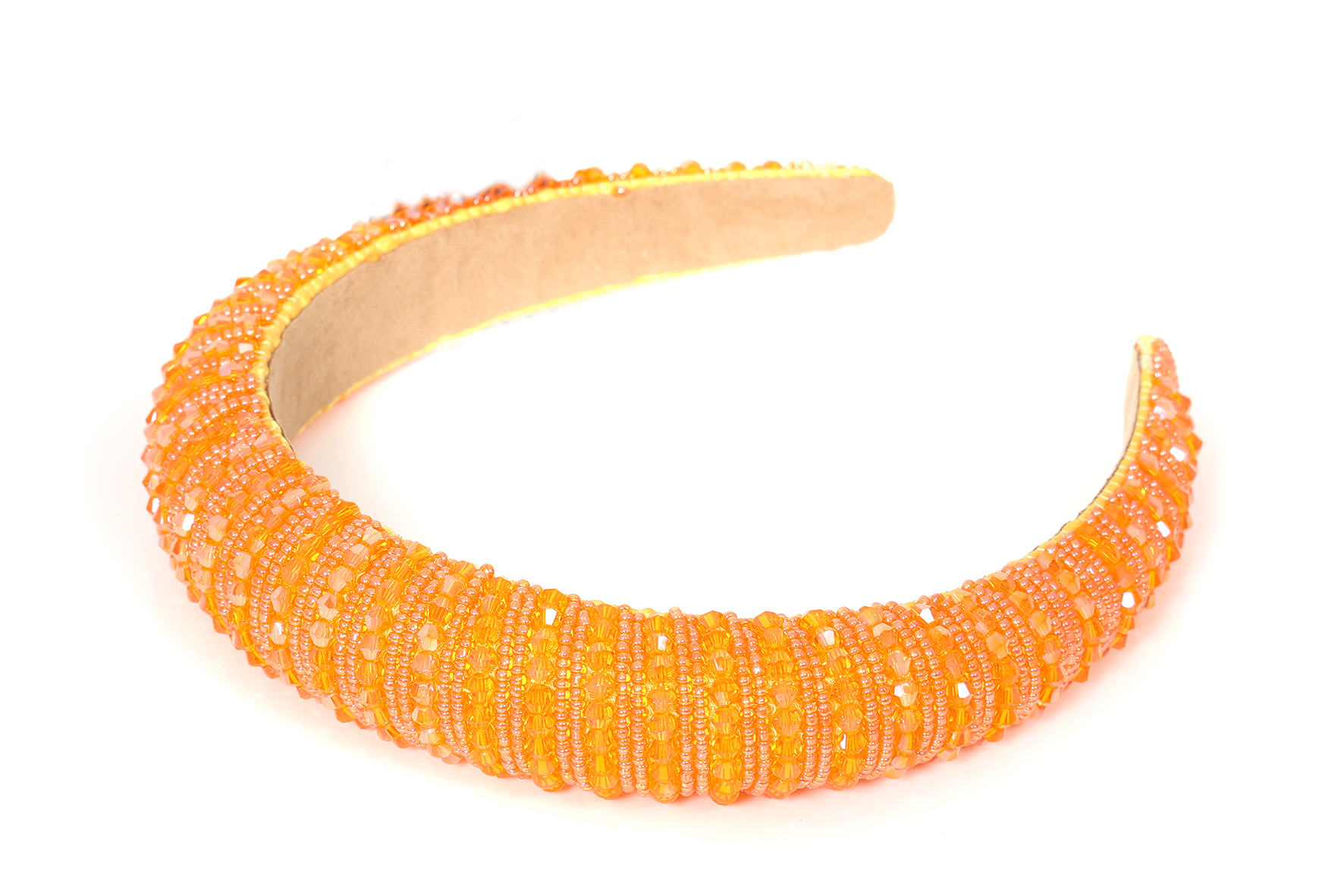 Haarband Glitter Steentjes - Oranje