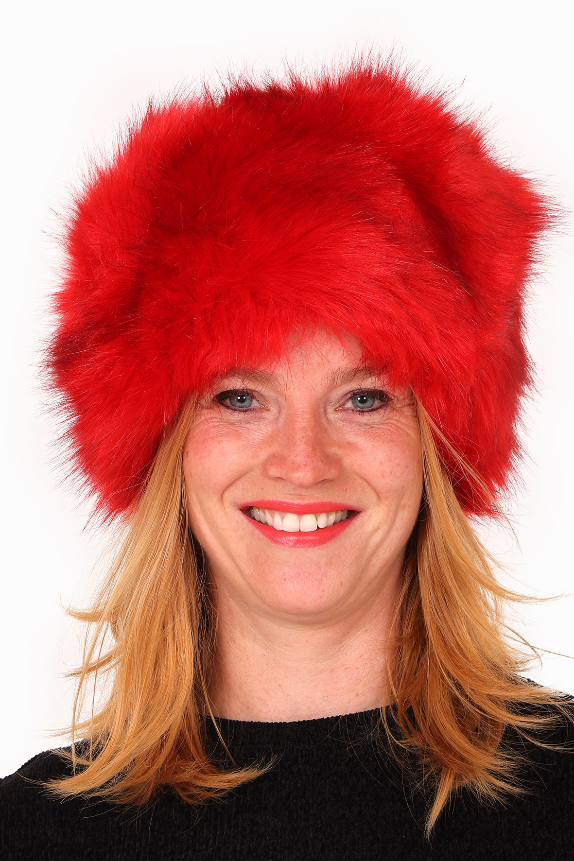 Bontmuts Luxe Rood - Zacht Bont - Dames