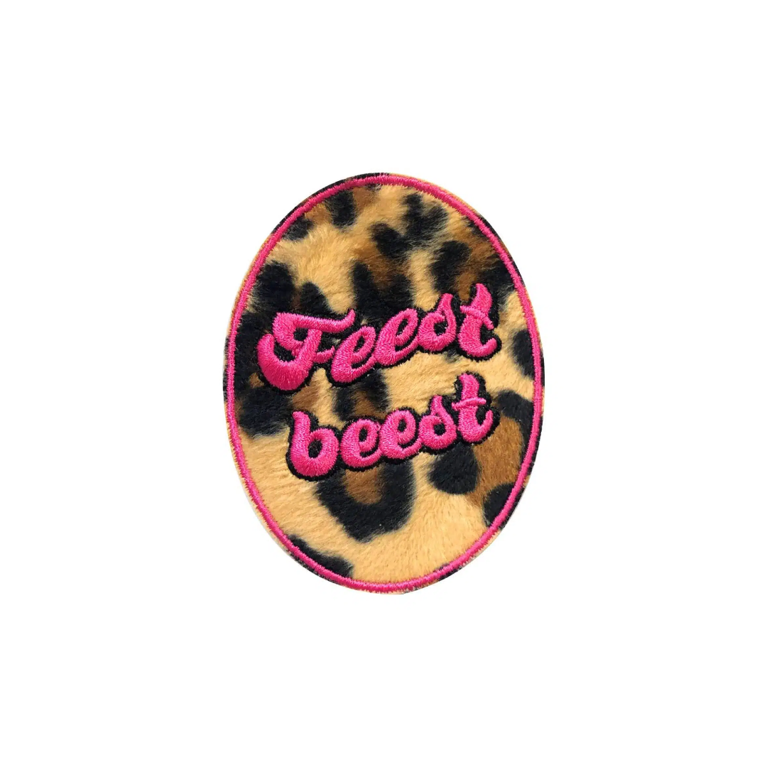 Embleem Oeteldonk - Feest Beest – Panter - Roze