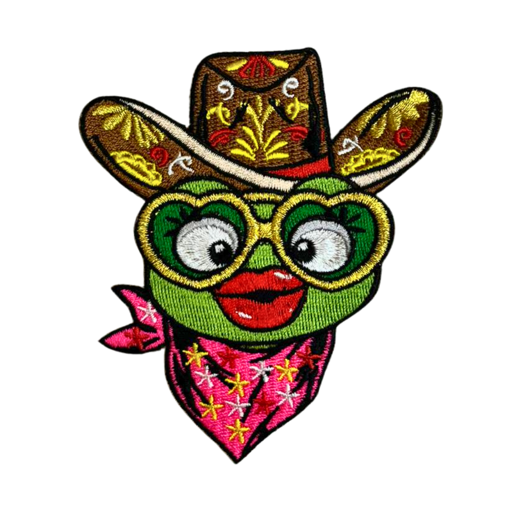 Embleem Oeteldonk - Kikker Cowgirl