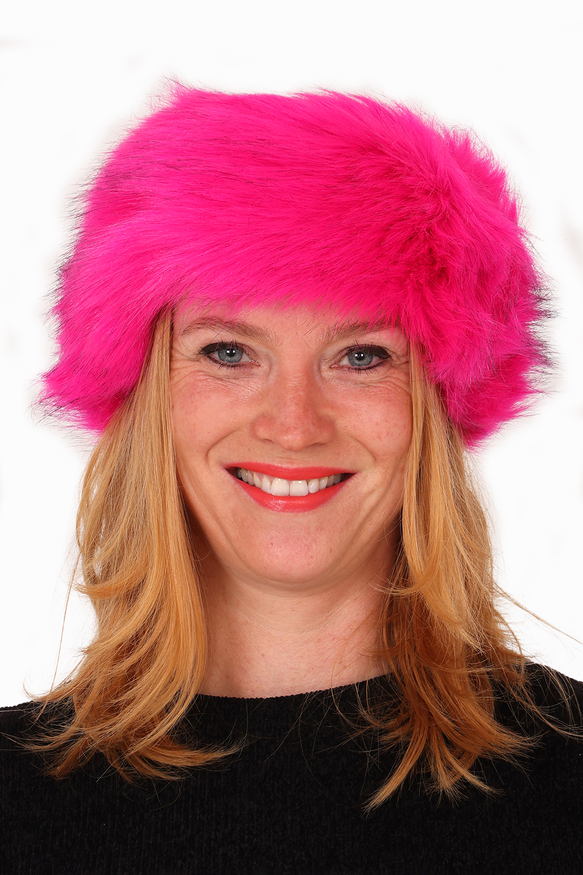 Haarband Bont - Roze - Volwassenen