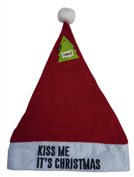 Kerstmuts - Kiss Me It's Christmas - Rood