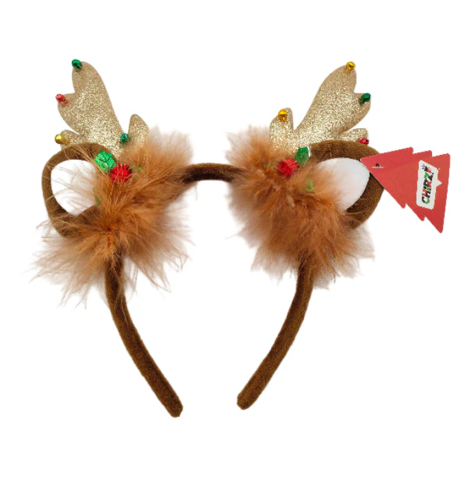 Kerst Diadeem - Rendier - Bruin