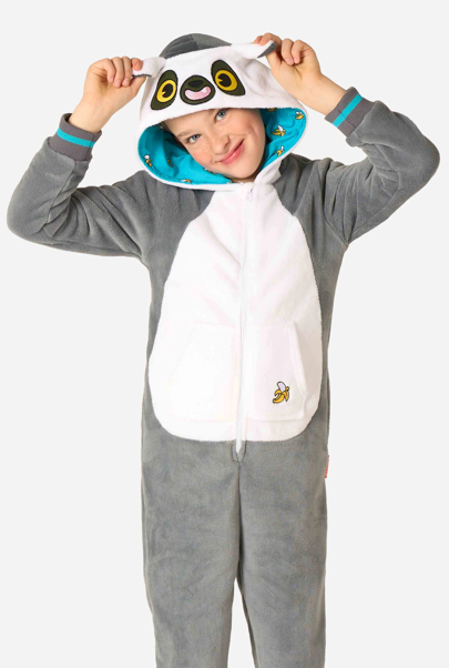 Opposuits Maki Onesie - Dieren Jumpsuit - Kinderen