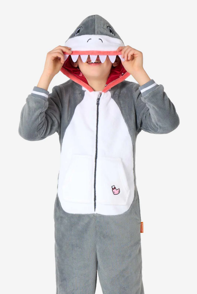 Opposuits Haai Onesie - Dieren Jumpsuit - Kinderen