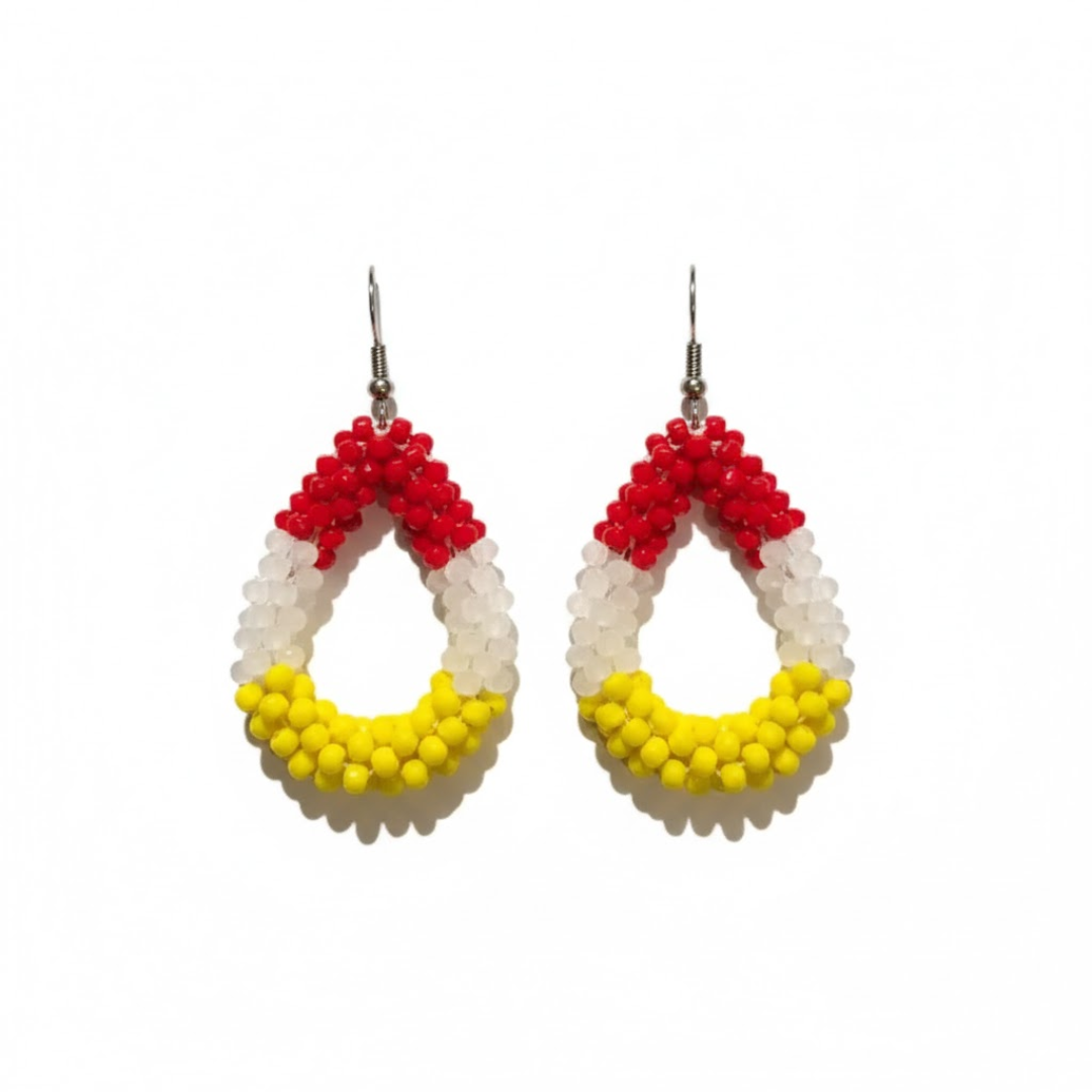 Oorbellen Oeteldonk - Rood Wit Geel