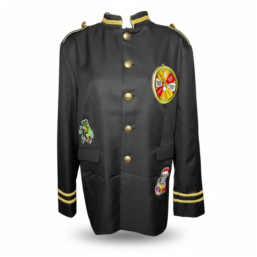 Oeteldonk Carnavalsjas Kort Zwart - Unieke Badges - Heren