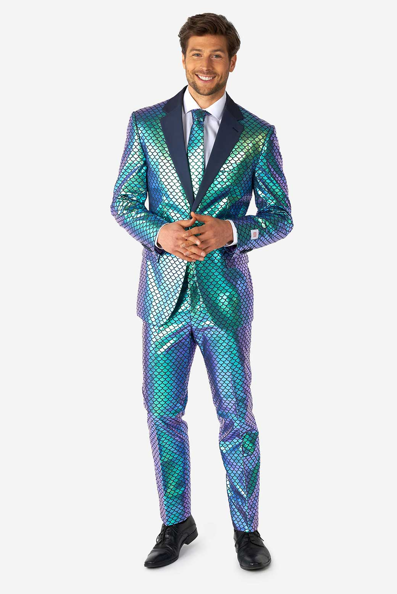 Opposuits - Carnavalskleding Heren -  Fancy Fish 3-delig