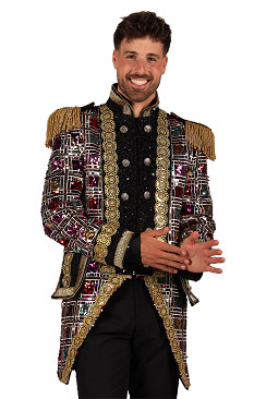 Thetru Carnavalsjas Heren - Sequin Mirror