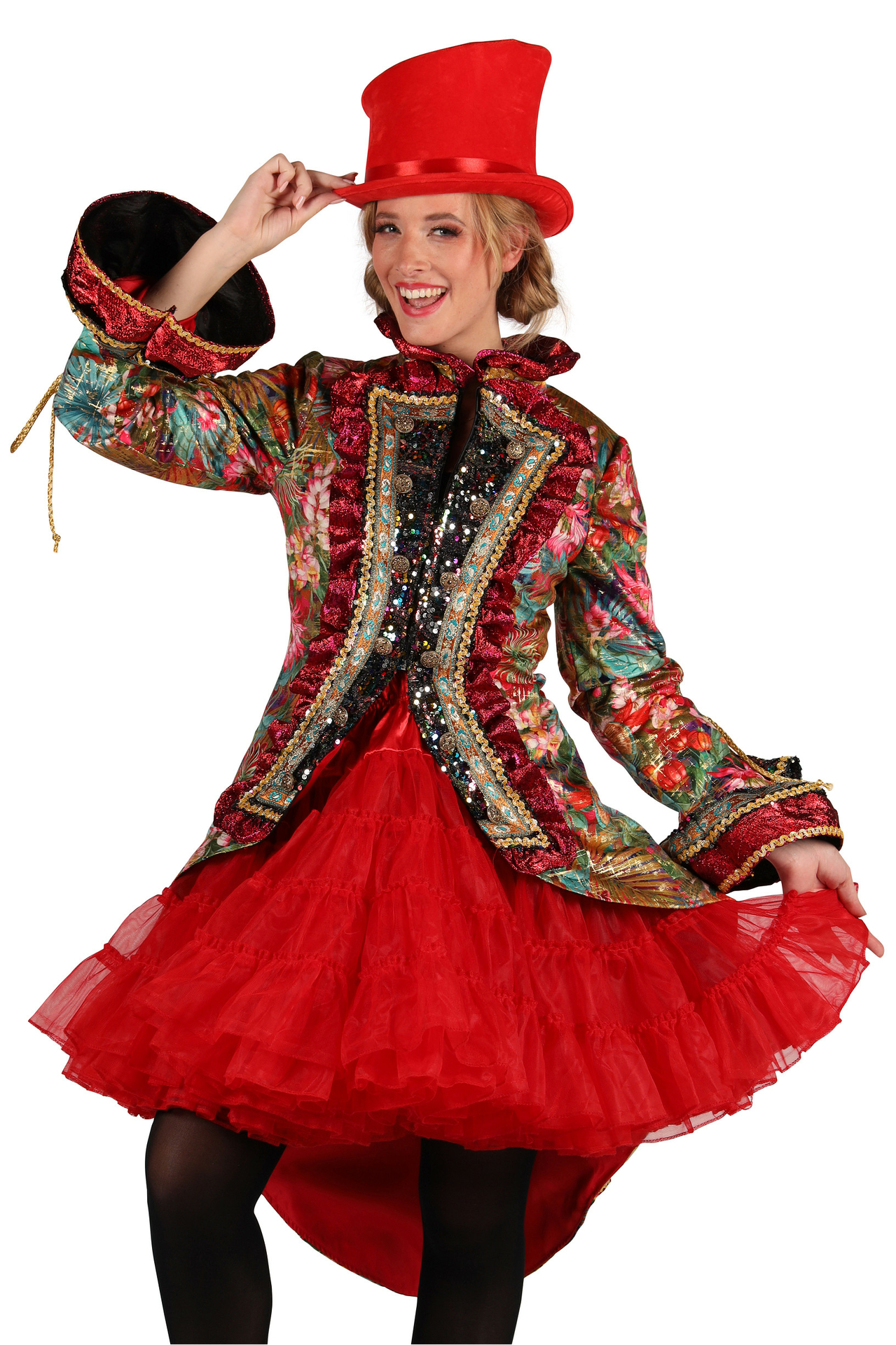 Thetru Carnavalsjas Dames - Carnevale Fi&euml;sta Flowers