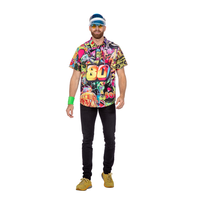 Party shirt 80's - Disco Foute Party - Heren
