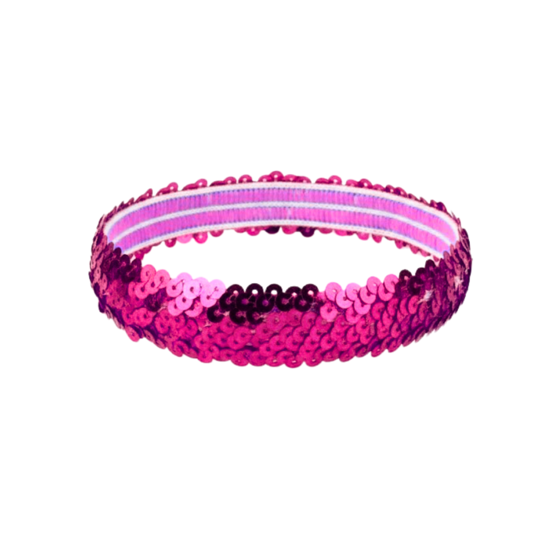 Pailletten Haarband - Roze