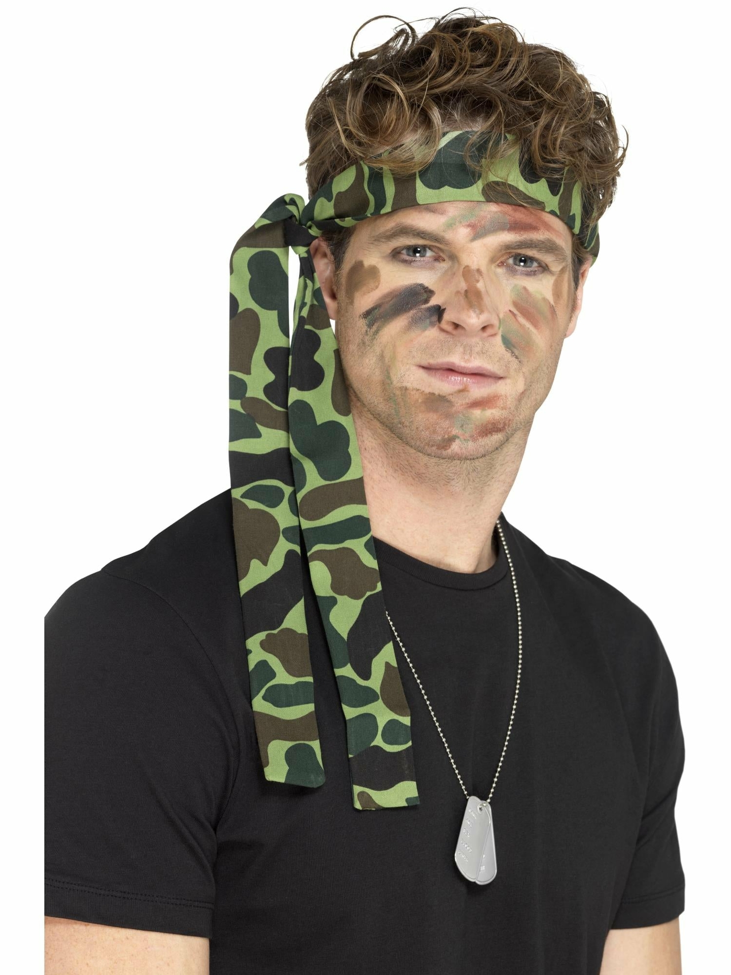 Leger Hoofdband - Army - 145 cm