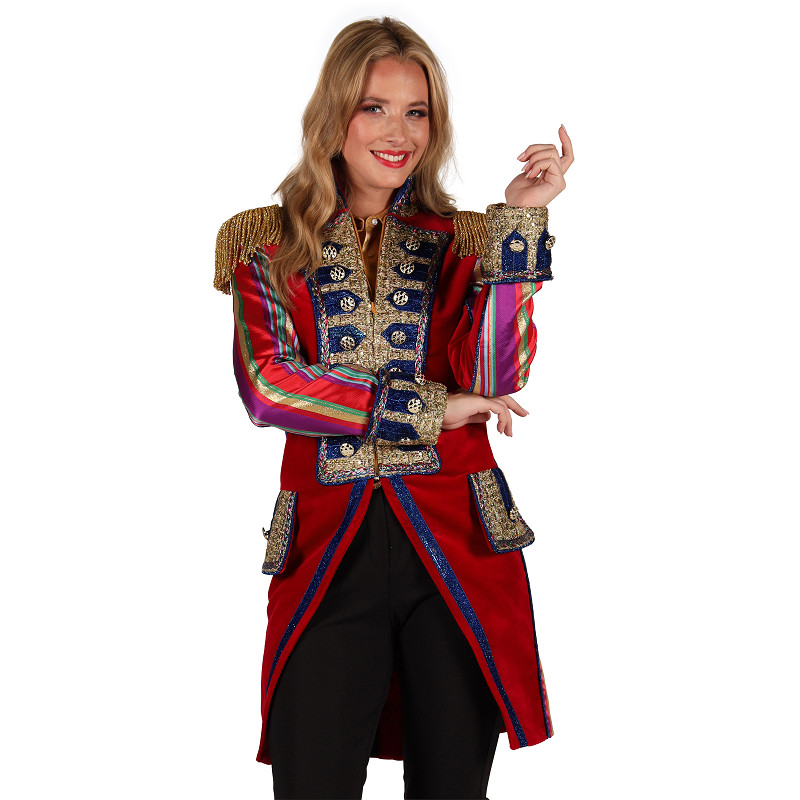 Thetru Carnavalsjas Dames - Velvet Sensation - Rood