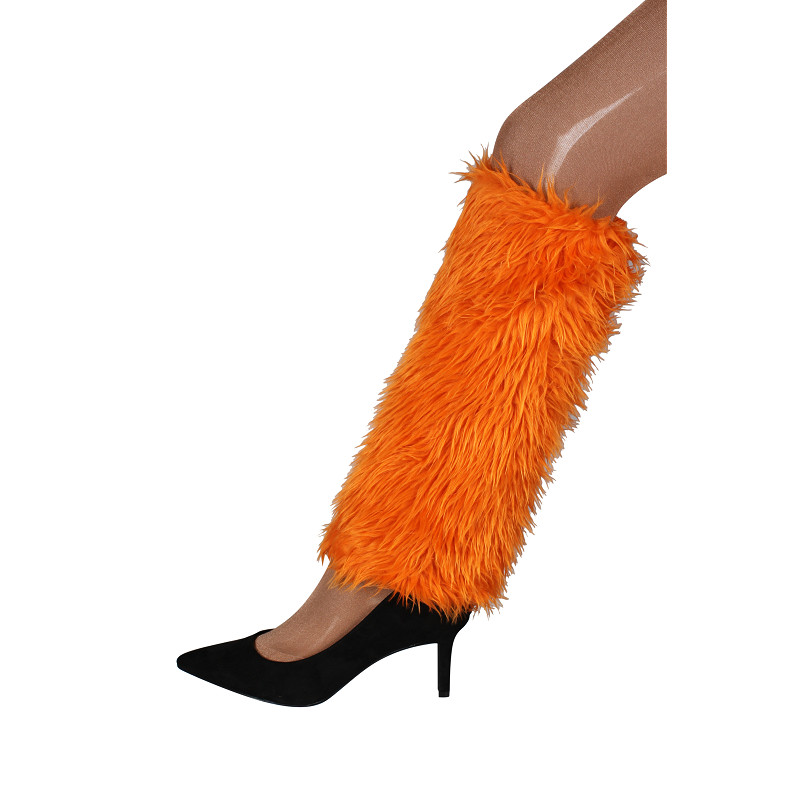 Beenwarmers oranje bont