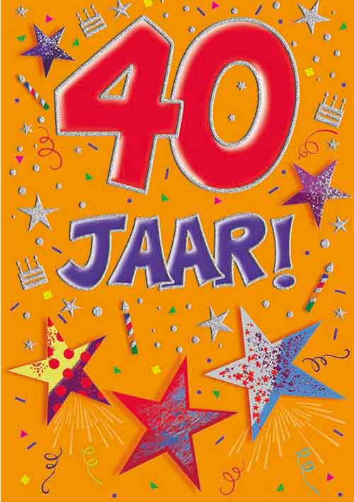 Verjaardagskaart That funny age 40 jaar A