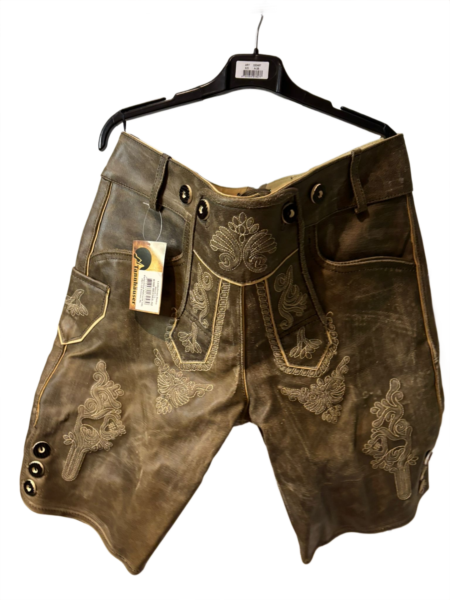 Tweedehands - Lederhosen - Maat L - Bruin