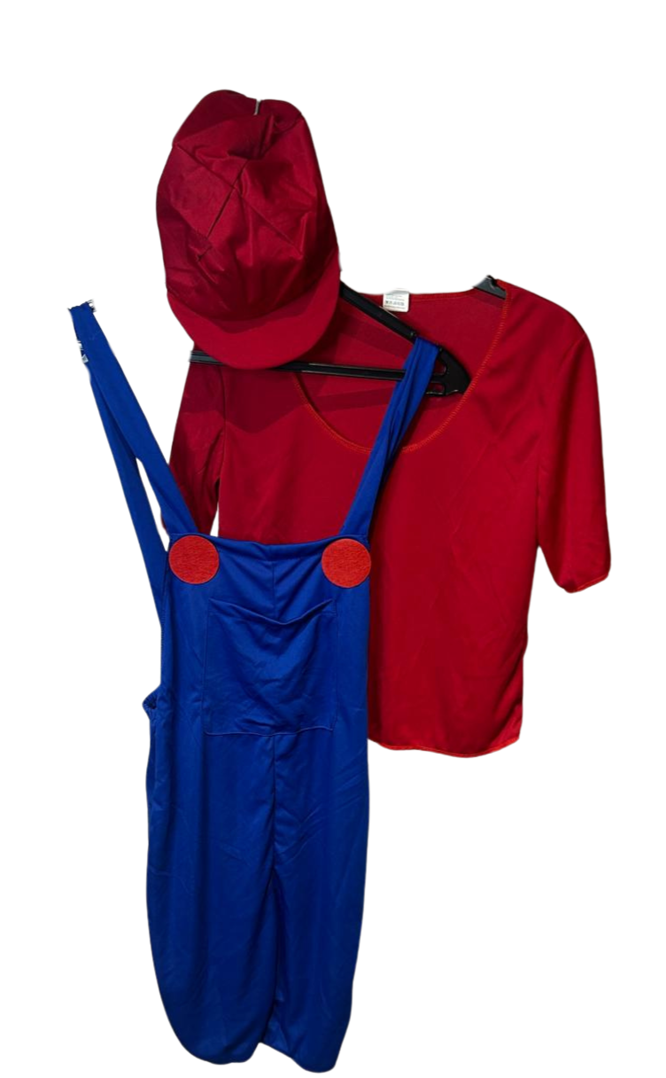 Tweedekans &ndash; Mario kostuum set &ndash; L&ndash; Rood