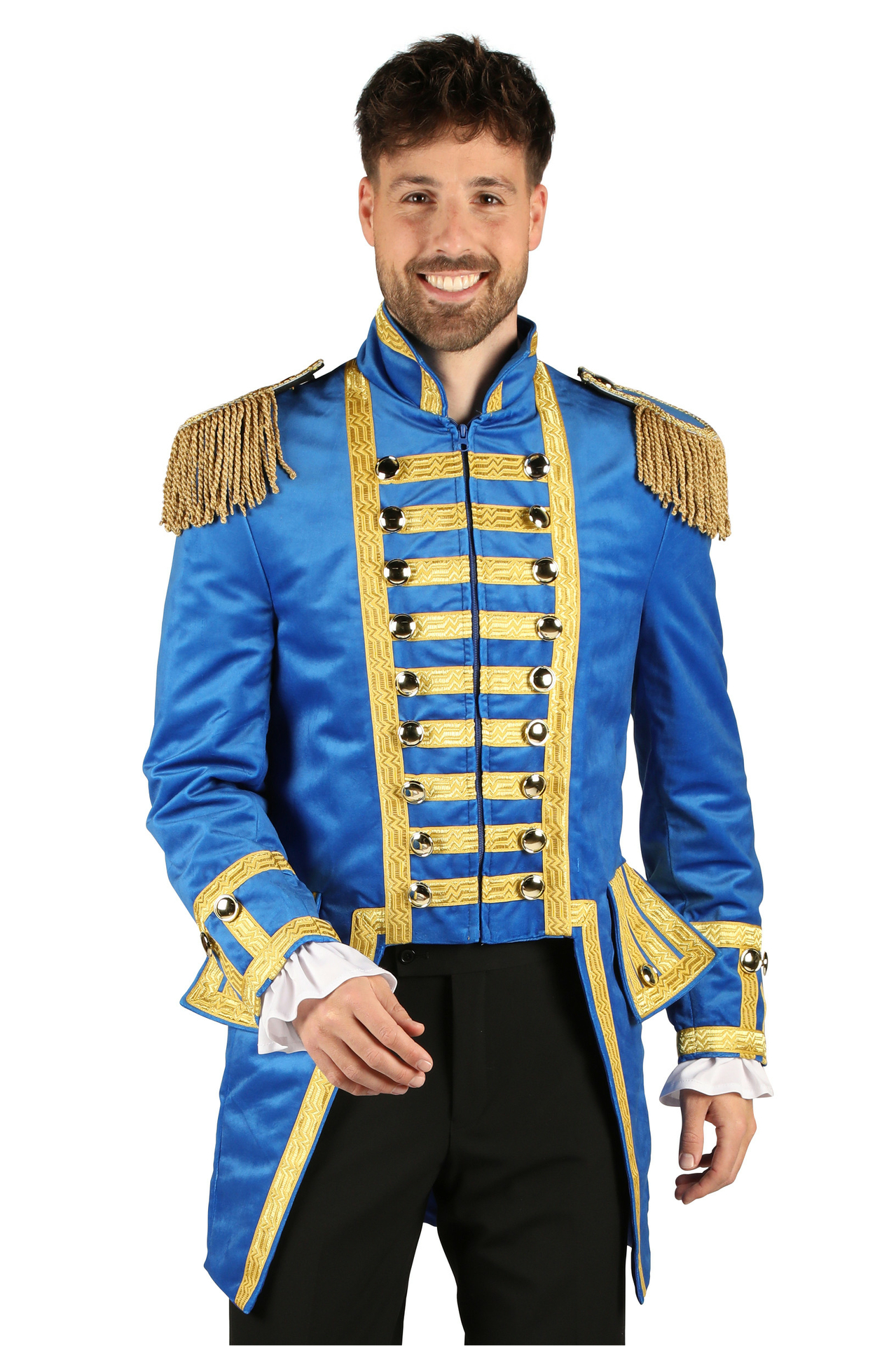 Thetru Carnavalsjas Heren - Fantasy World - Blauw-Goud