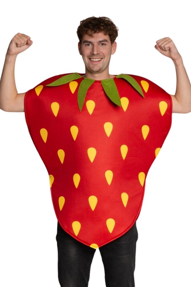 Aardbei Kostuum Rood - Volwassenen