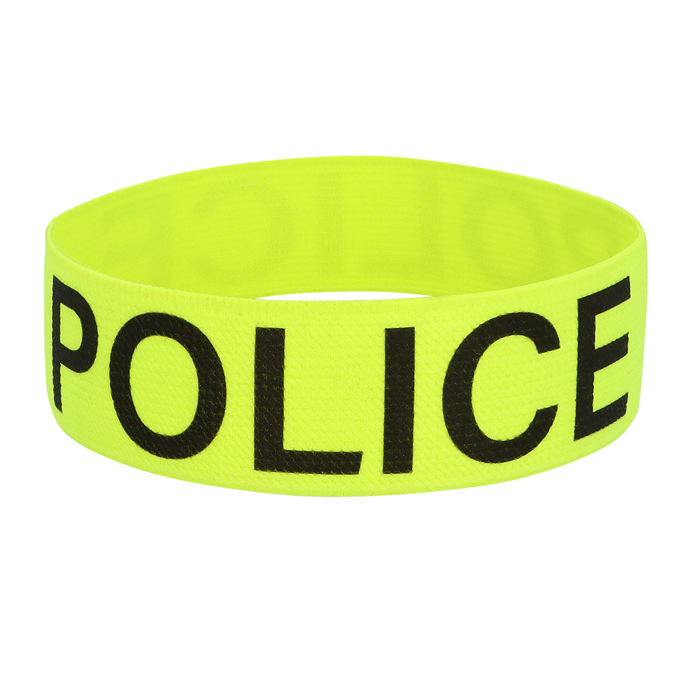 Armband - Politie - Neon Geel 
