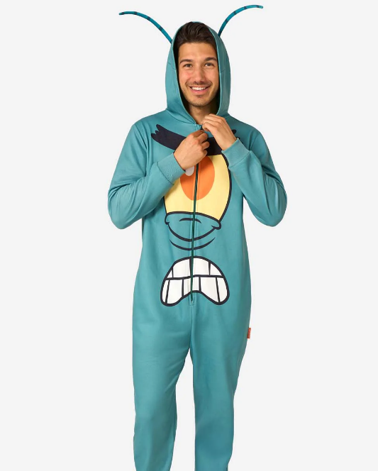 Opposuits Plankton Onesie - Jumpsuit - Volwassenen