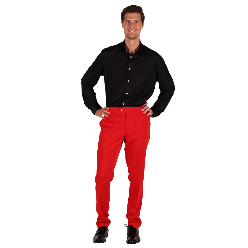 Heren broek Classic Style Rood