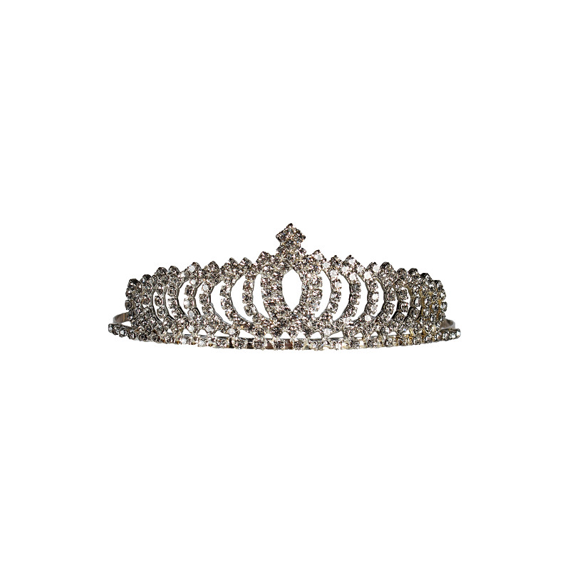 Luxe Diadeem Strass - Zilver - Volwassenen