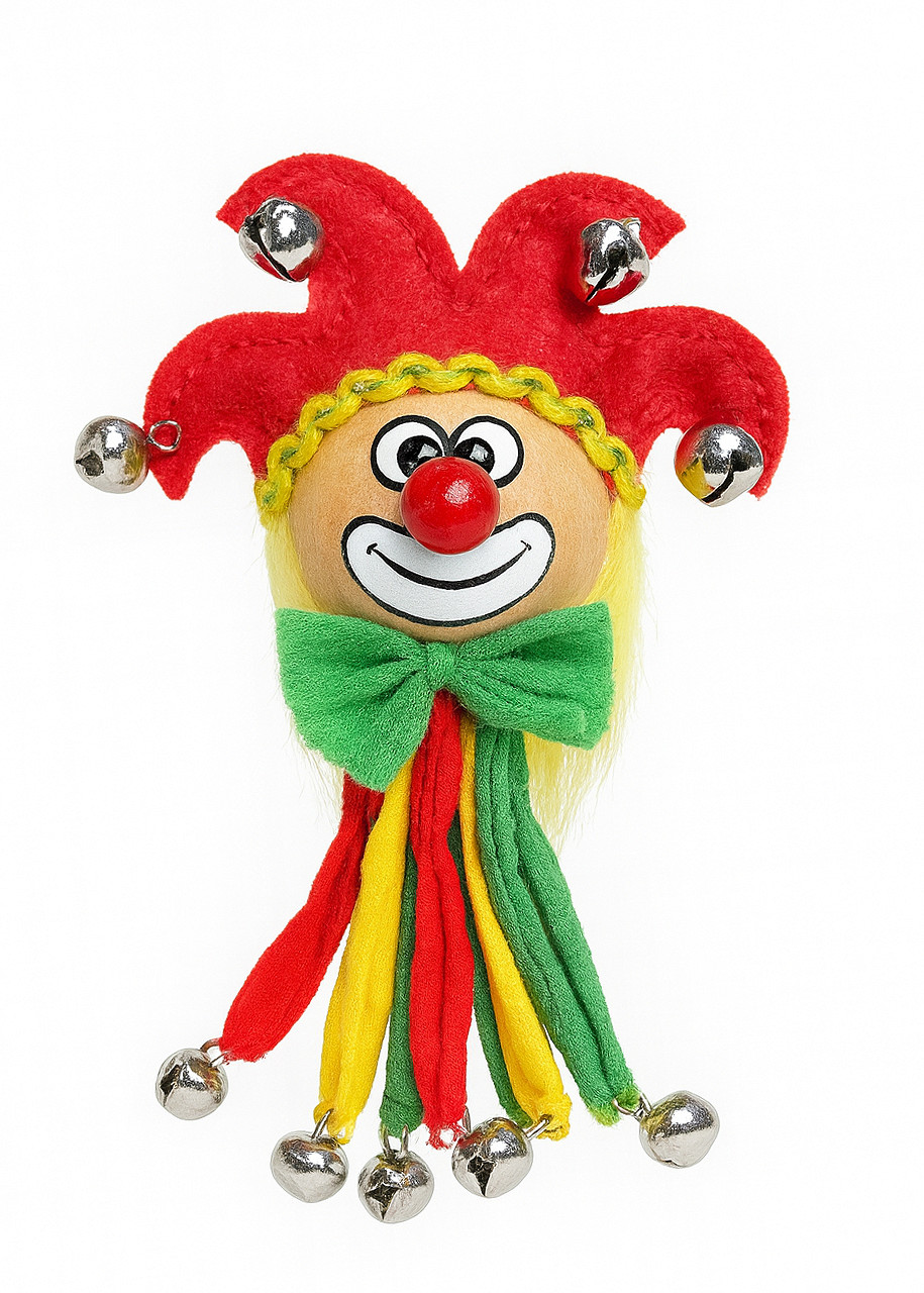 Clownbroche - Koko - Rood-Geel-Groen