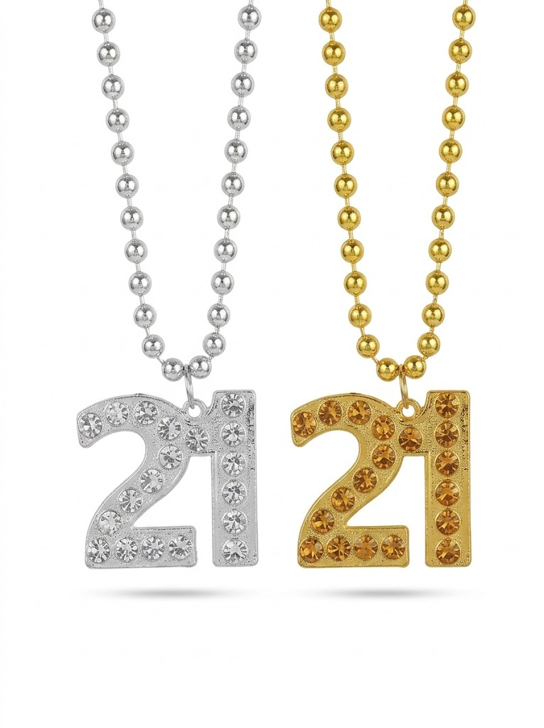 Ketting 21 Jaar - Verjaardag 21 - Assorti