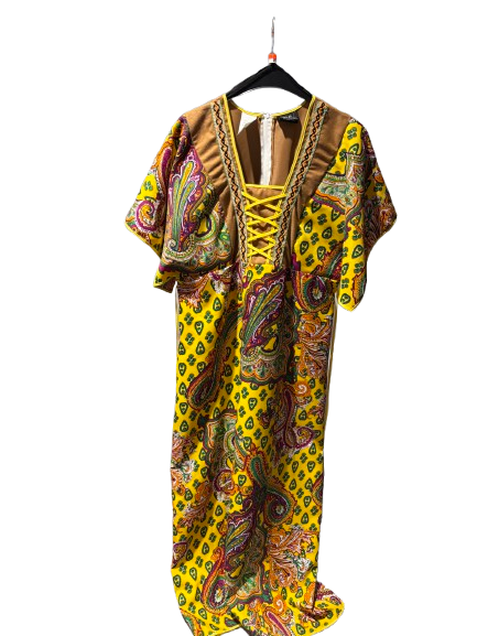 Tweedekans - Hippie jurk - Geel - 46