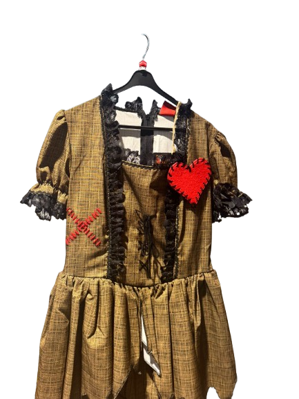 Tweedekans - Vodoo jurk - Bruin - XL