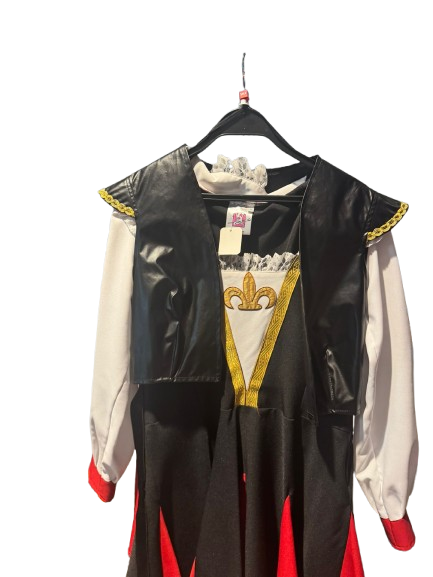 Tweedekans - Musketier Jurk  - Zwart- M