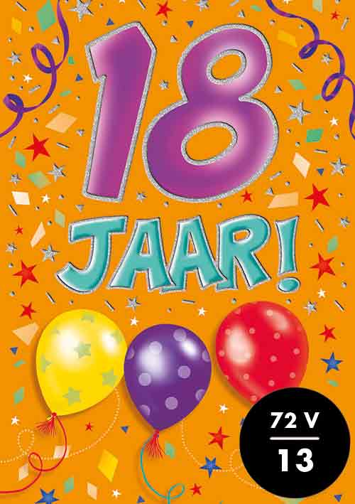 Verjaardagskaart - That Funny Age - 18 jaar C - met Envelop