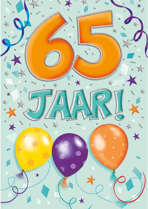 Verjaardagskaart - That Funny Age - 65 jaar B - met Envelop