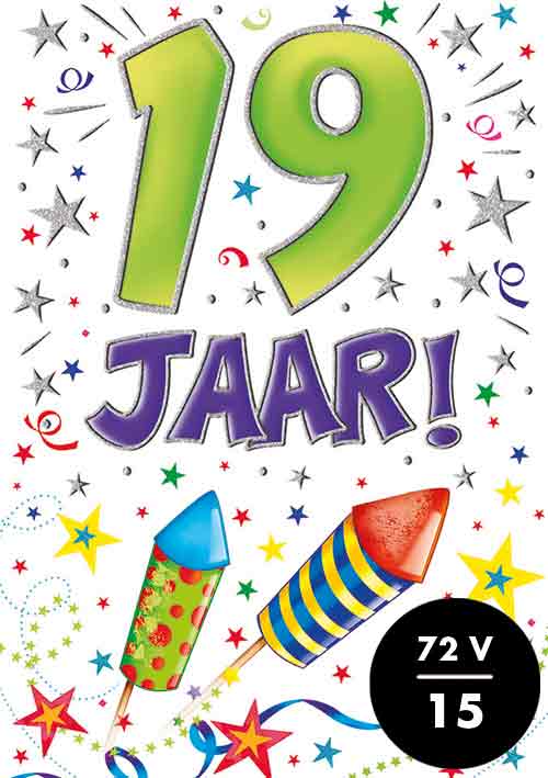 Verjaardagskaart - That Funny Age - 19 jaar - met Envelop