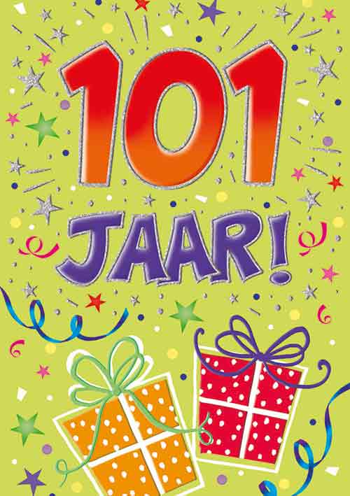 Verjaardagskaart - That Funny Age - 101 jaar - met Envelop