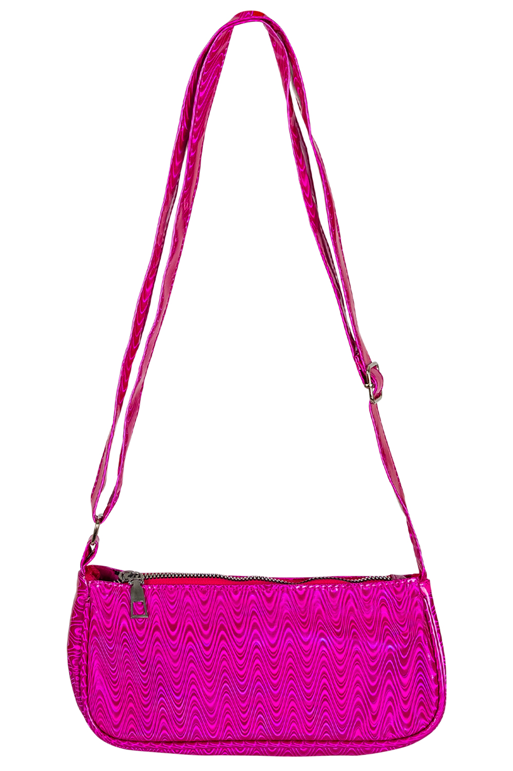 Tas Slam Glam Roze - Festival Tas - Verstelbare band - Holografisch