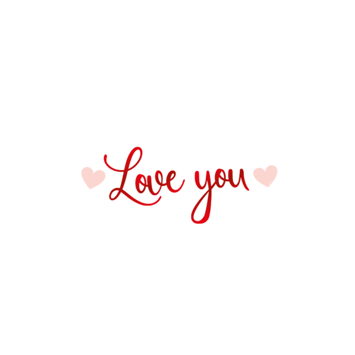 Letter Banner Love - Rood - 2,5 meter