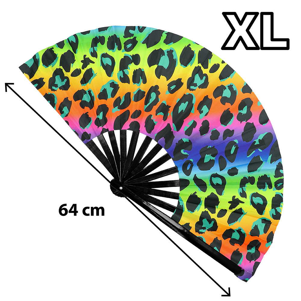 Waaier Rave Wild XL -  UV - Panter - Festival