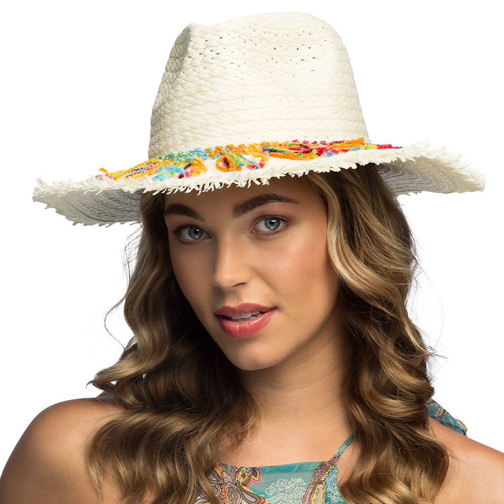 Hawaii Hoed Bohemian - Strandfeest - Volwassenen