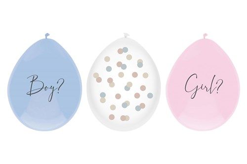 Ballonnen - Baby Balloons - Gender Reveal - 6 stuks
